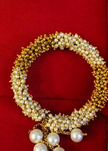 Pearl Bangle Bracelet