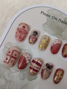 Unique Indian Inspired Press-On Nails♥️