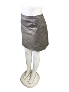 Faux Leather Mini Skirt Size 32