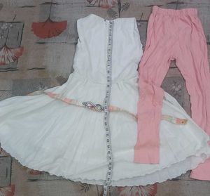 Elegant White Kurta Set with Jacket