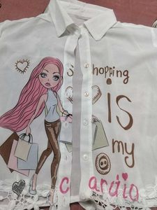 Cute Graphic Print Shirt