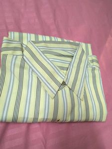 Striped Button-Down Shirt