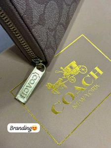Coach Signature Wallet - PREMIUM QUALITY WD BOX