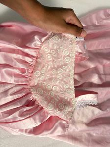 Pink Satin Nightdress