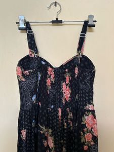 Black Floral Dress