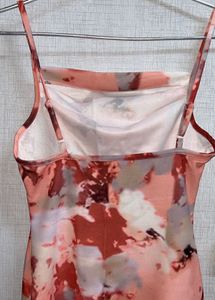 Tandul Asymmetric Multicolour Below Knee Dress