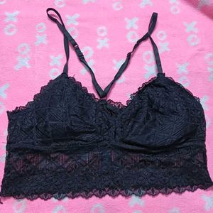 Lace Bralette -🤎 Black