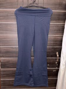 Flared Navy Blue Pants