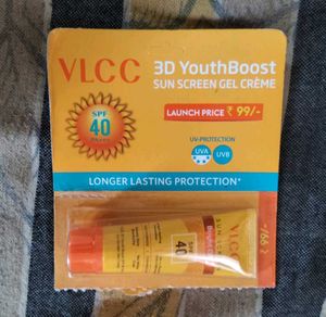 VLCC 3D YouthBoost Sun Screen Gel Creme SPF 40