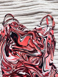 Abstract Swirl Mini Dress