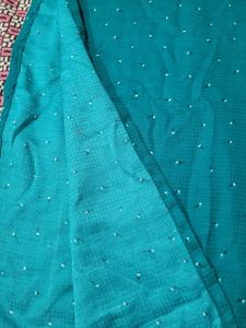 Teal Polka Dot Dress
