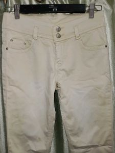 Women Beige skinny Pants