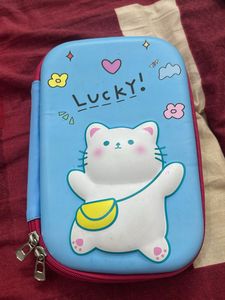 New Cute large size Cat Pencil Pouch for ki