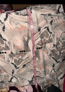Abstract printed coord set
