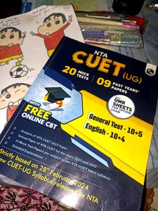 NTA Cuet Ug Sample Paper Book 2024 Latest Edition