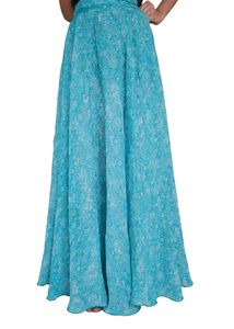 Beautiful Teal Floral skirt