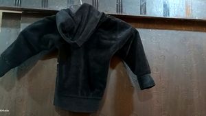 Black Velvet Hoody