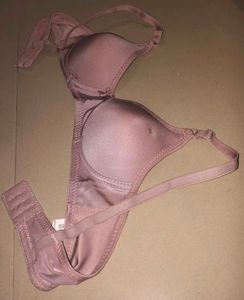 Shimmer Satin Padded Bra