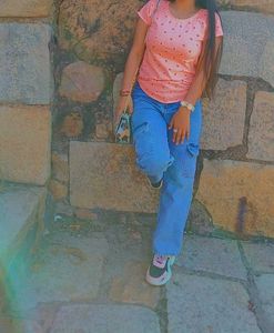 Cute Pink Floral Print Top 2 tshirt