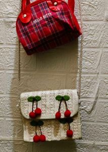 Combo Cherry and Hello Kitty Bags