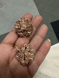 Colourful Pearl Floral Earrings