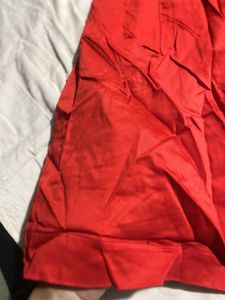 Chic Red Off-Shoulder Dress