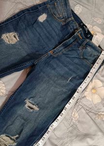 Hollister Ripped Blue Jeans
