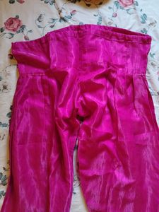 Vibrant Pink Silk Salwar