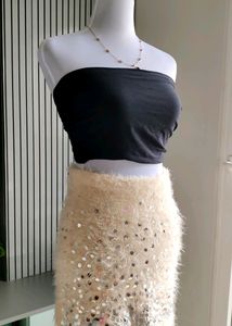 Mini Fur Glitter Skirt🇸‌🇦‌🇱‌🇪24hrs