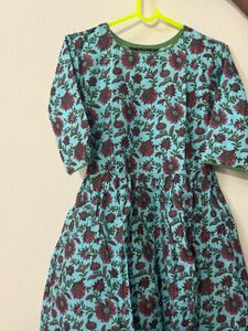 Beautiful Floral Print Kurta