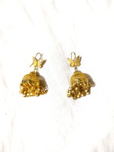 Golden Earrings Combo Set Of 2