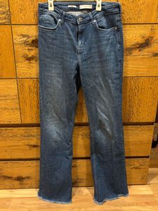 Stylish Blue Denim Flare Jeans