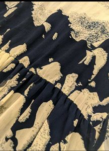 Flowy Horse Print Midi Dress