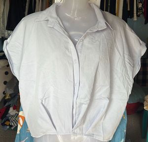 White Button-Up Shirt