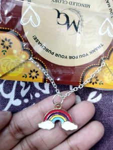 New Rainbow Charm Necklace