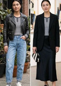 Striped Long Sleeve Top