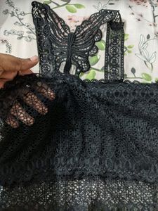 set of 2 soft lace bralettes,--fixed Price