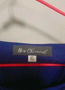 Chic Royal Blue Pleated Mini Dress