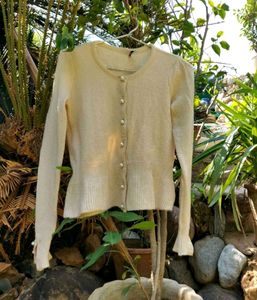 Pearl button korean Cardigan! Diwali offer