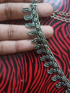 Bohemian Oxidized Silver Necklace