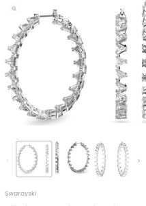 Crystal Hoop Earrings 📢57% off❗✨