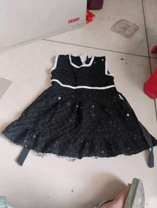 Cute Black Sequin Party Dress