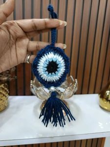 Handmade Crochet Evil Eye Hanging