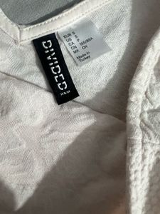 Textured Crop Top ( Peach Color )