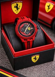 Ferrari Scuderia Watch - Red &amp; Black