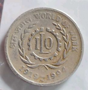 Rare ILO Coin - World of Work