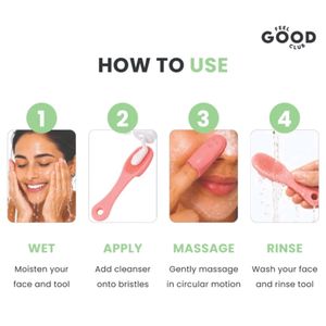 Silicon Finger Face Brush
