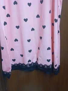 Cute Pink Heart Nightgown