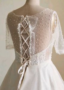 Elegant White Bridal Gown