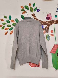 Lee Cooper Girls Grey Embellished Cardigan.
